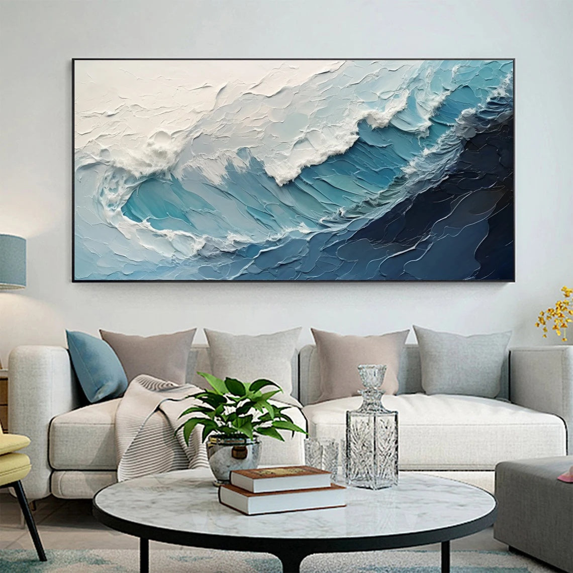 Captivating Waves: A Customer's Tale of Artistic Adoration