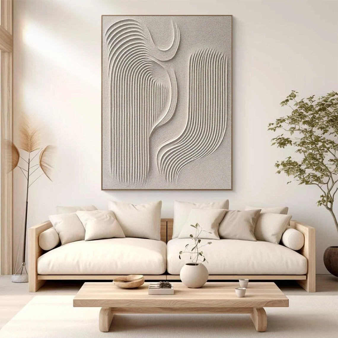 Textured Tranquility: A Customer’s Affection for Sculptural Art