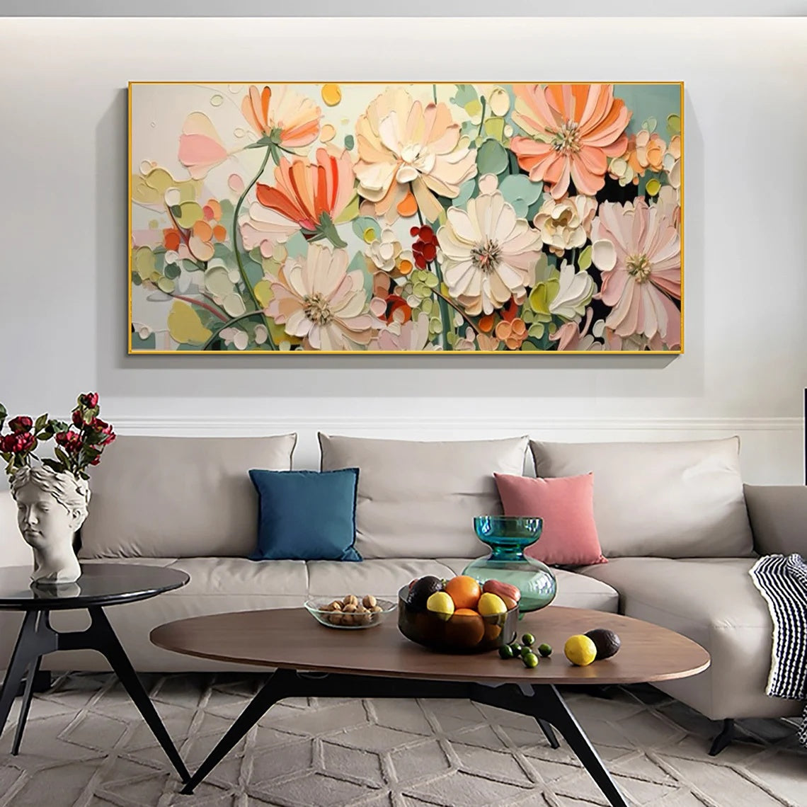 Blossoming Joy: A Client’s Love Letter to Floral Oil Painting
