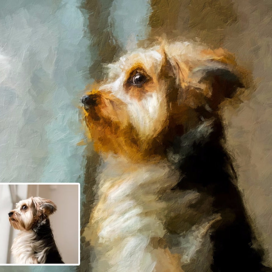 A Furry Muse: My Pet's Portrait Comes to Life