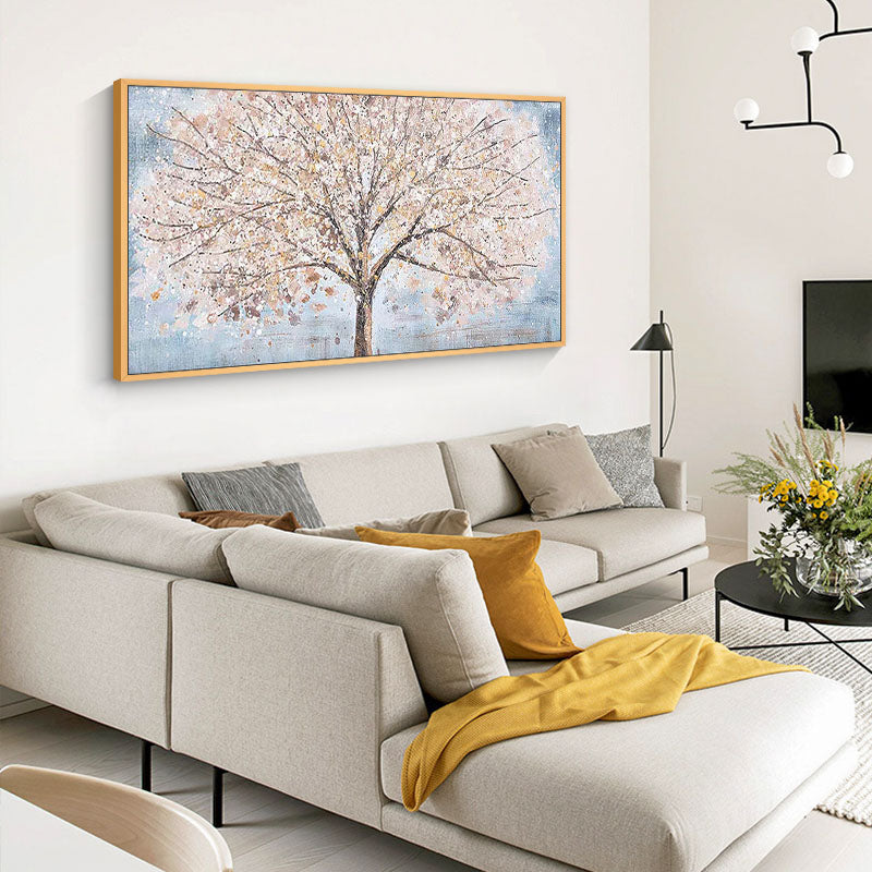 Serene Tree in Blossom Canvas Art