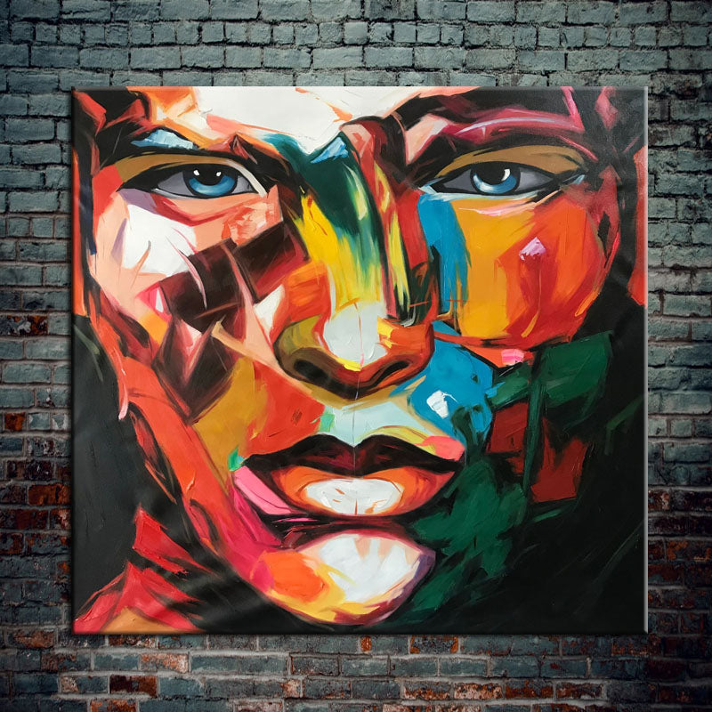 Colorful Visage: Expressive Art