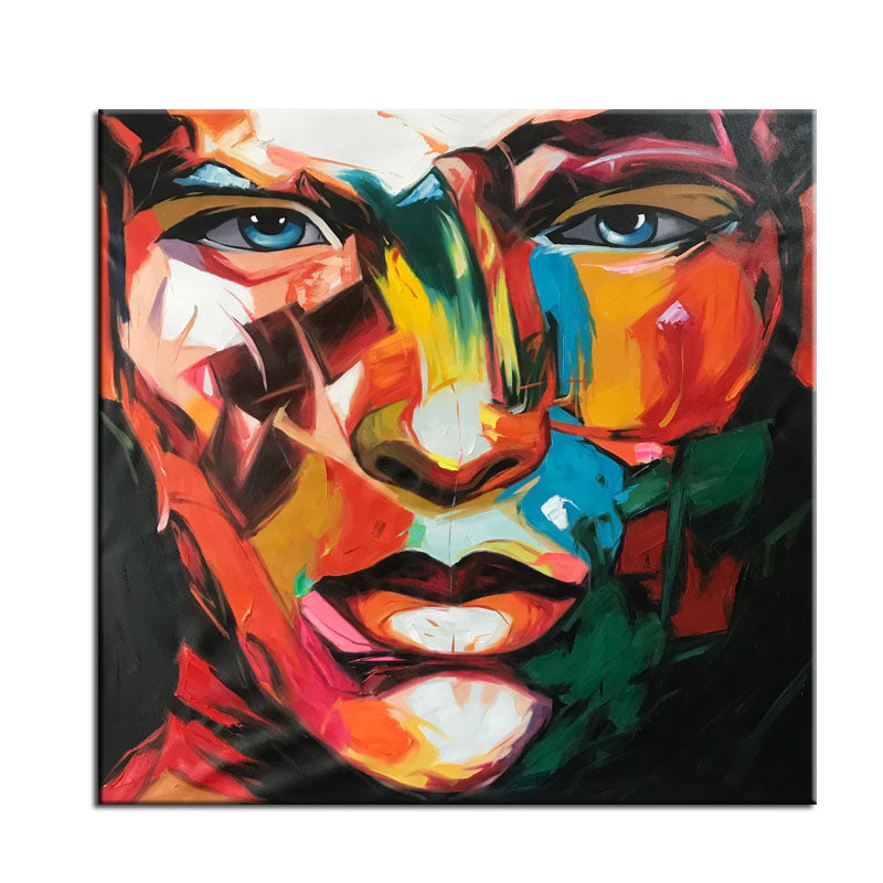 Colorful Visage: Expressive Art