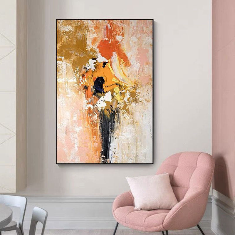 Bold Abstract Brushstroke Canvas