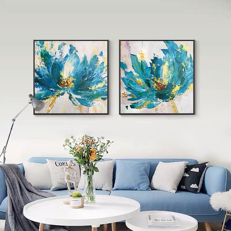 Explosive Bloom Abstract Wall Art