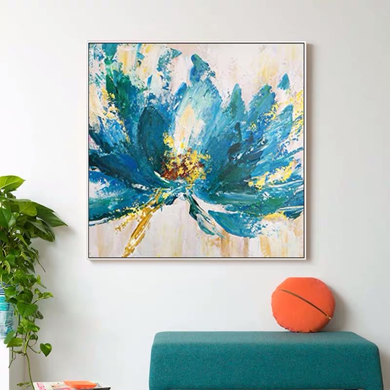 Explosive Bloom Abstract Wall Art