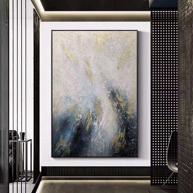 Golden Horizon - Abstract Art