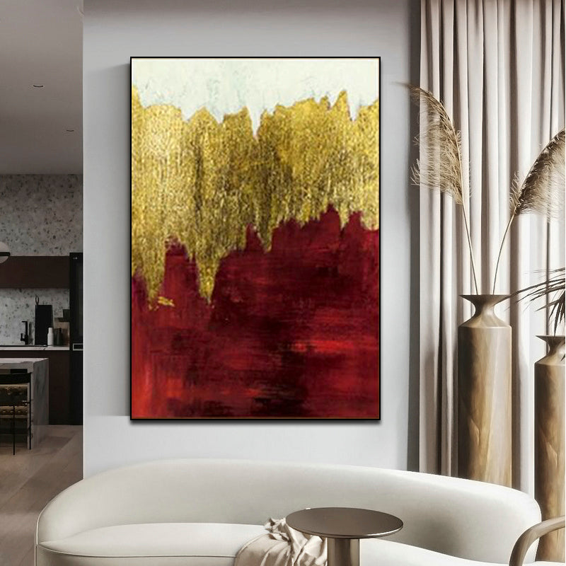 Crimson Majesty - Abstract Art