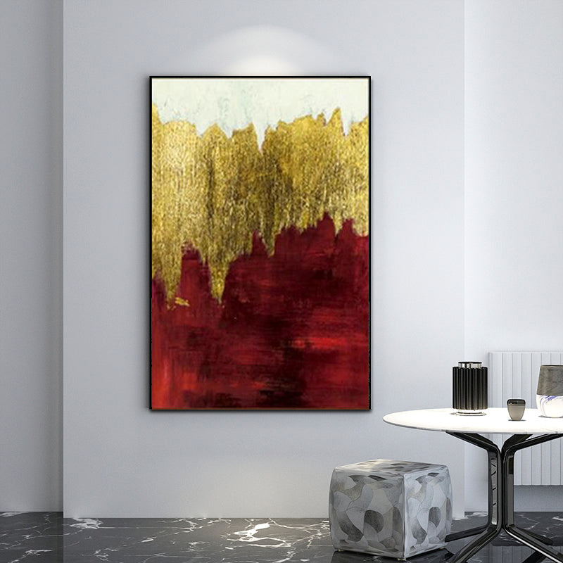 Crimson Majesty - Abstract Art