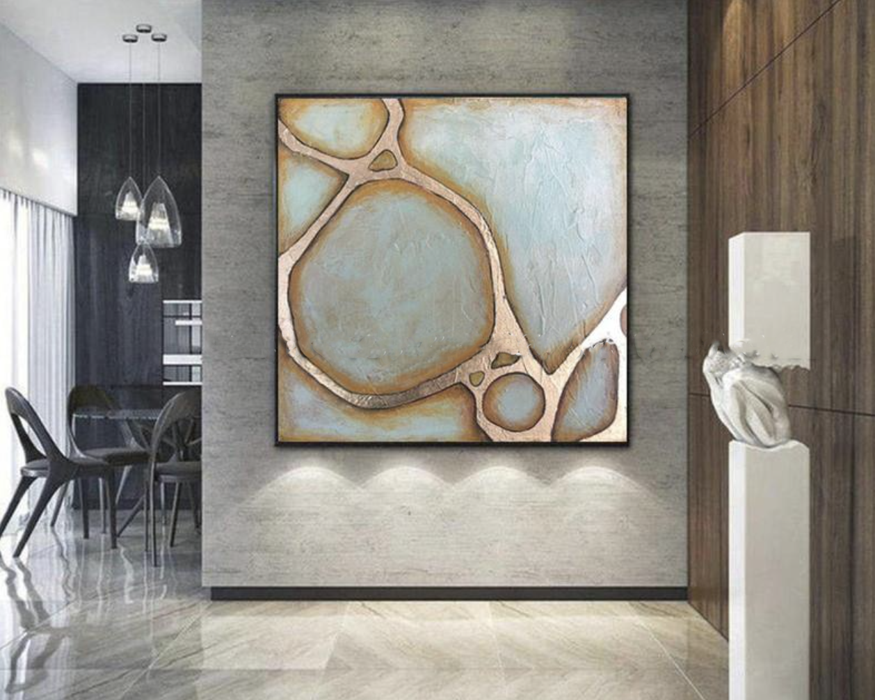 Organic Flow Abstract Wall Art