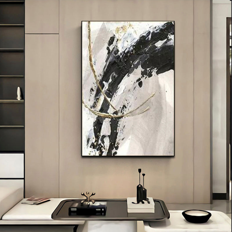 Monochrome Flow: Abstract Luxe