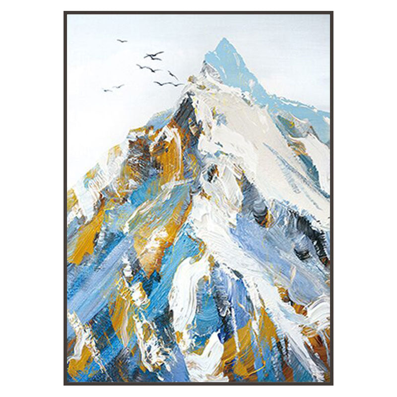 Majestic Mountain Peak Canvas Art