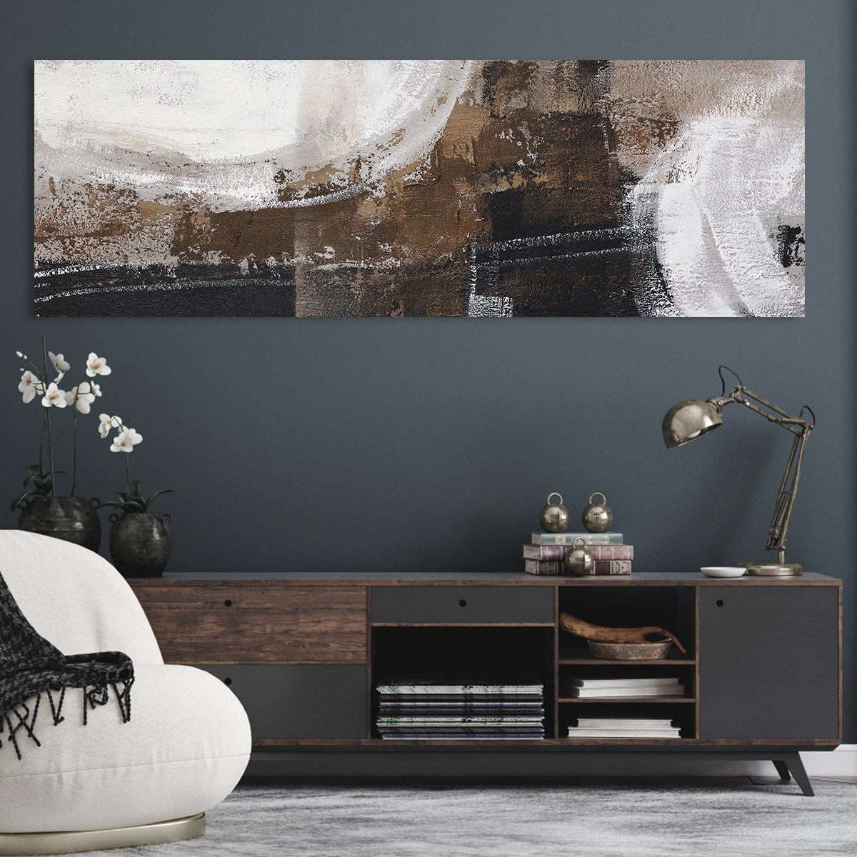 Earthy Elegance in Abstract