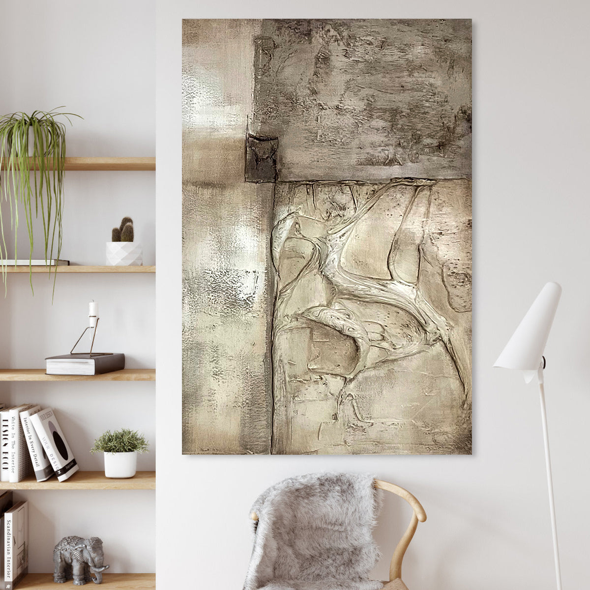 Earthbound Essence Abstract Canvas