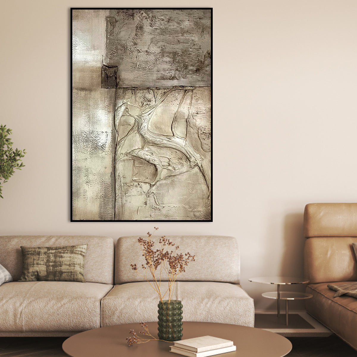 Earthbound Essence Abstract Canvas