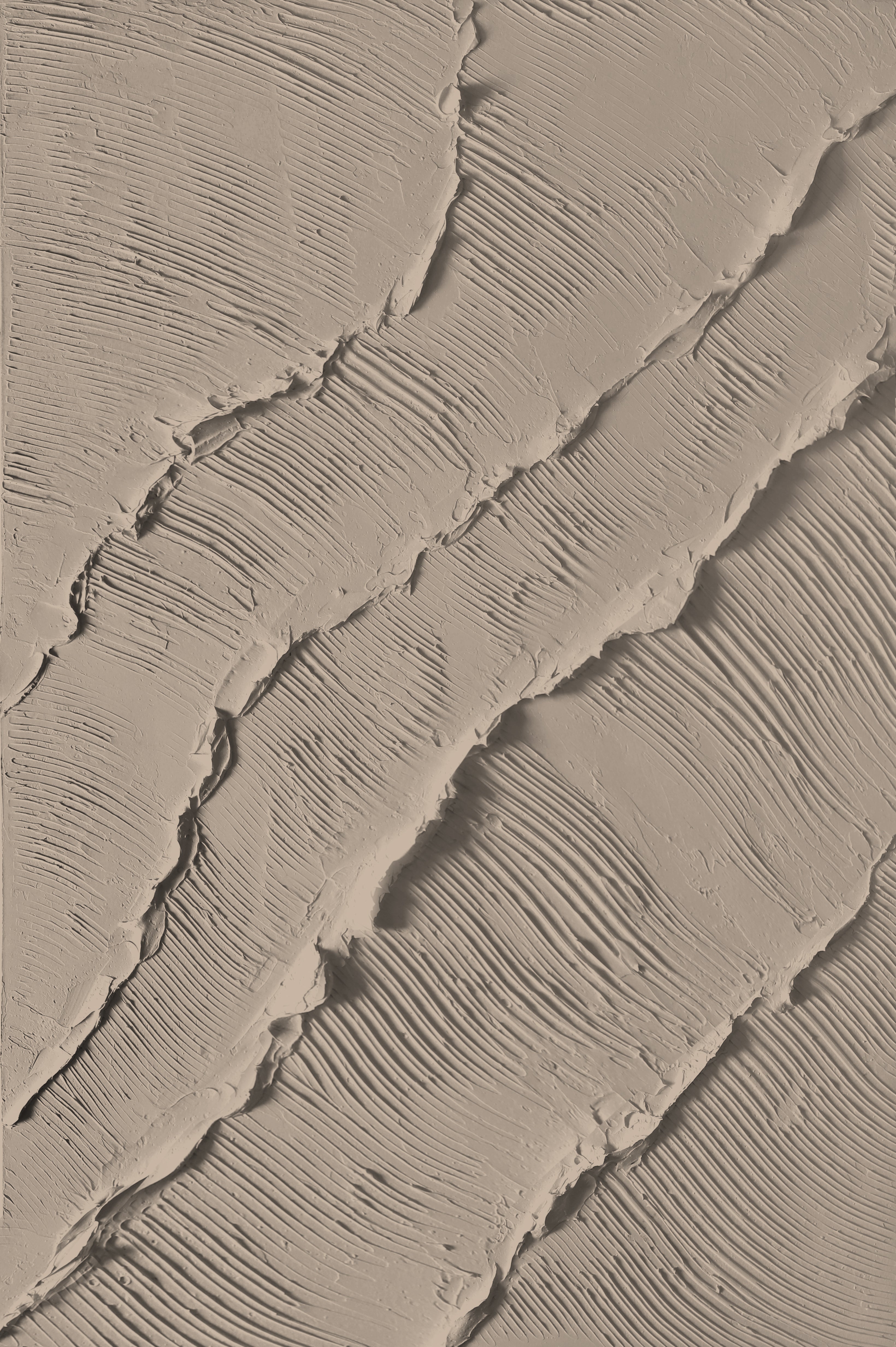 Beige Ripple Texture Canvas Art