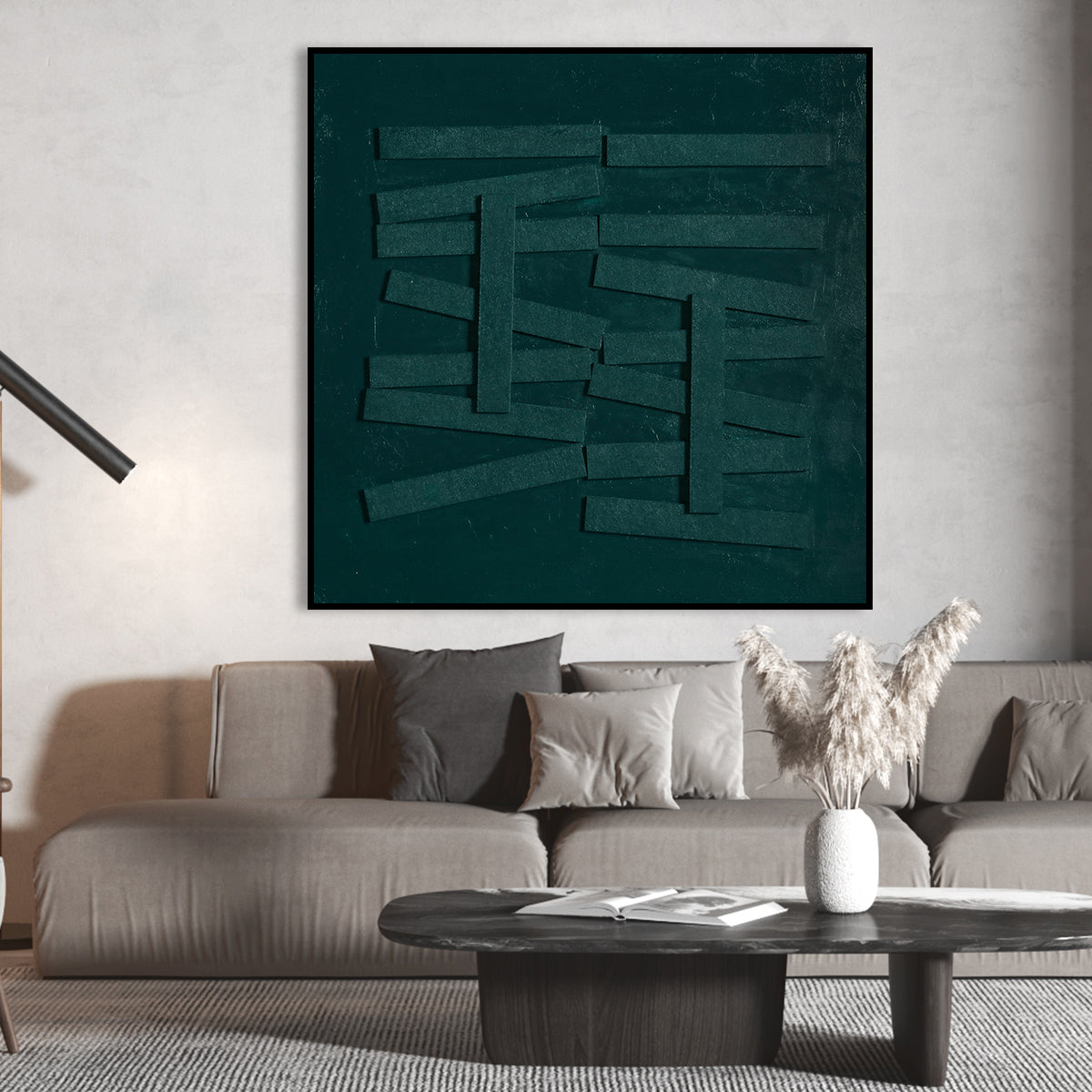 Emerald Geometry: Modern Abstract