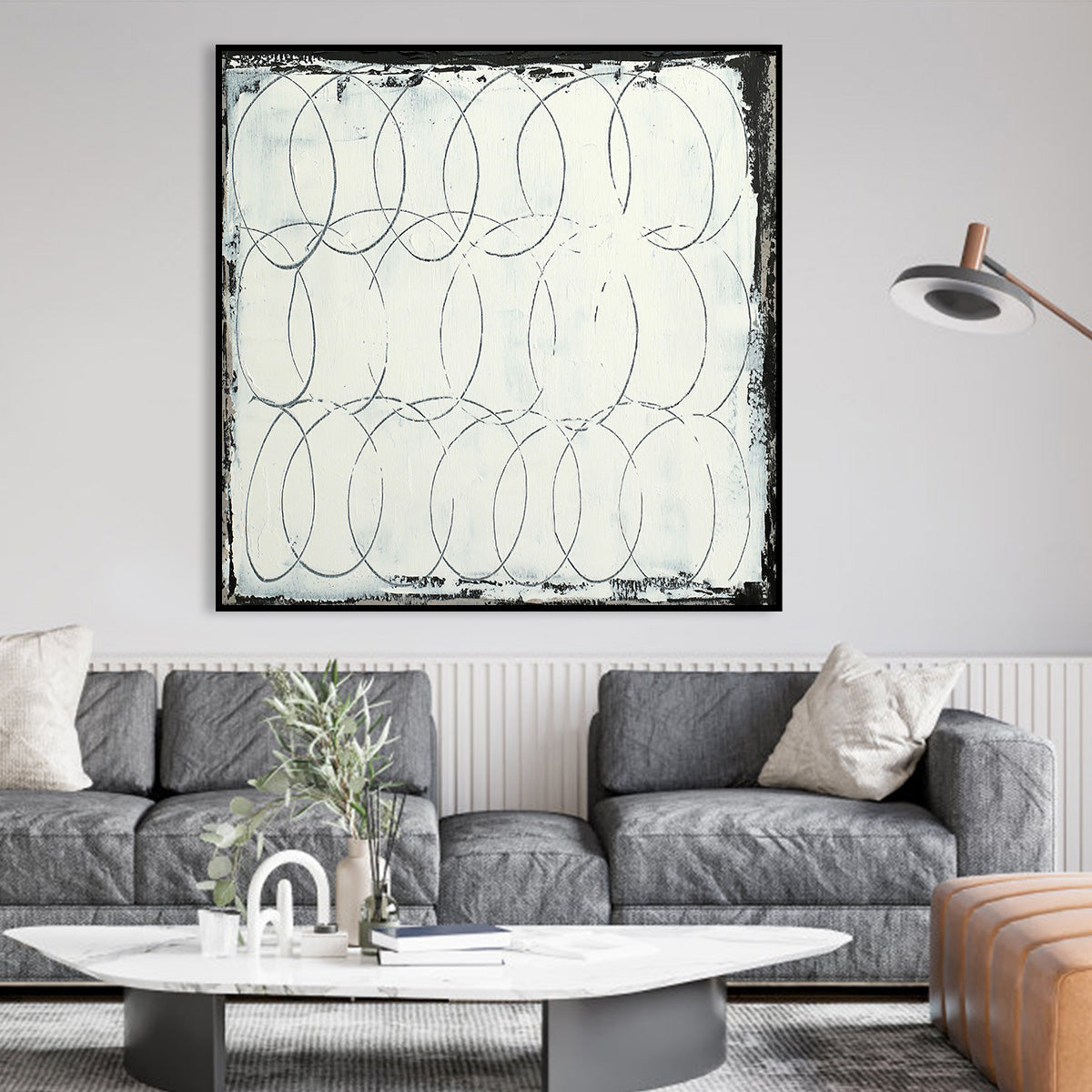 Contemporary Circles Abstract Art