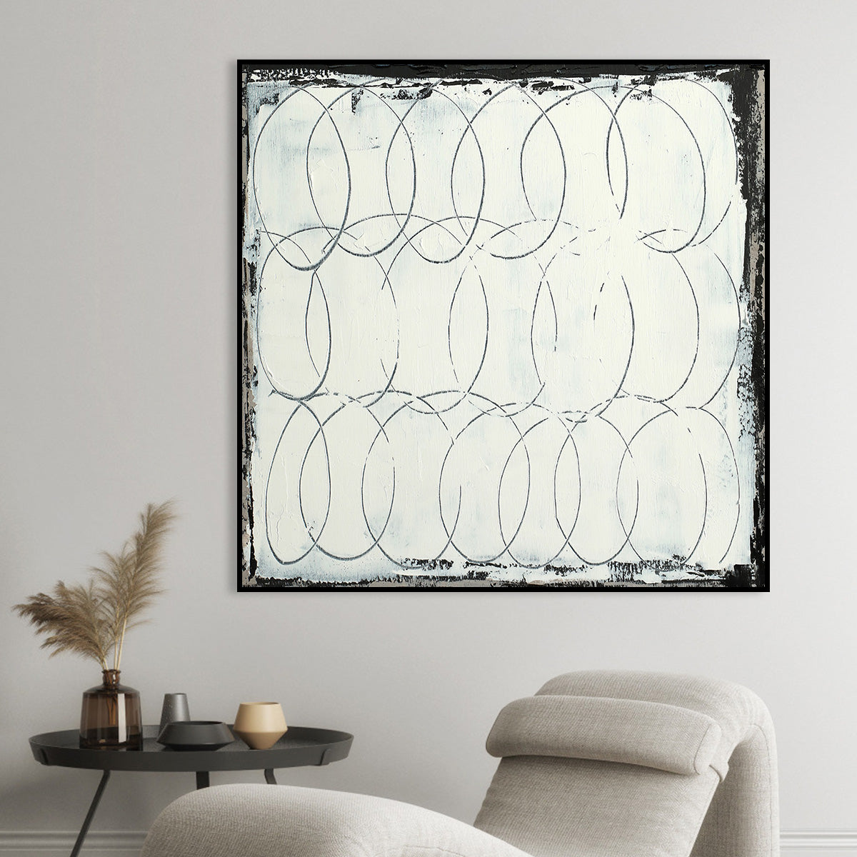 Contemporary Circles Abstract Art