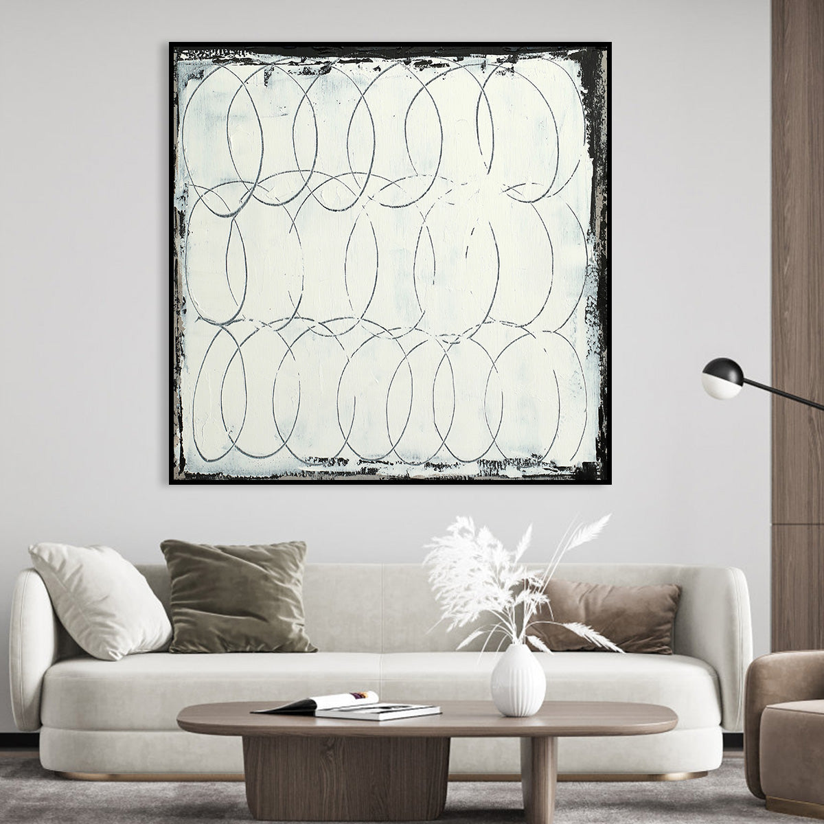 Contemporary Circles Abstract Art