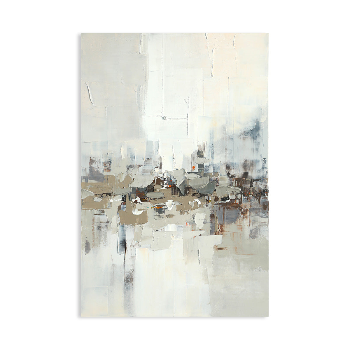 Urban Serenity Abstract Canvas