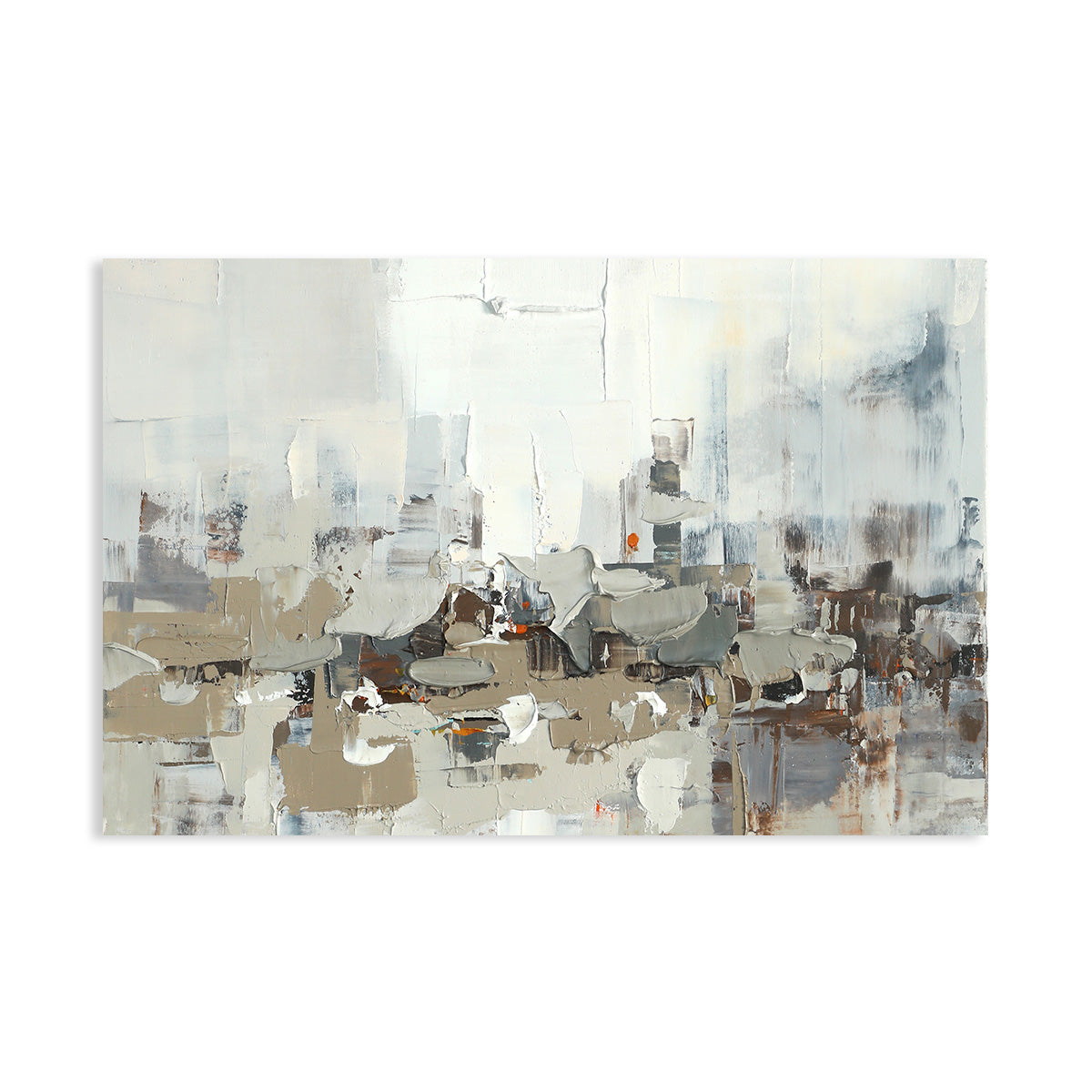 Cityscape Serenity Abstract Canvas