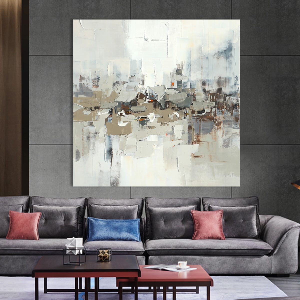 Urban Harmony Abstract Canvas