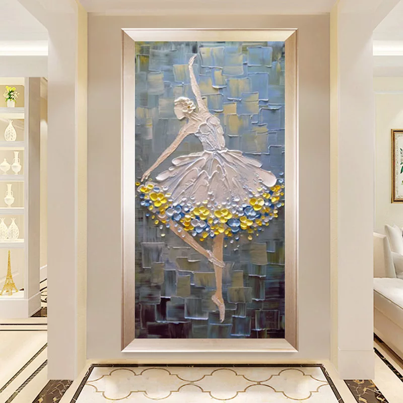 Grace in Motion: Ballet Dancer Canvas Art