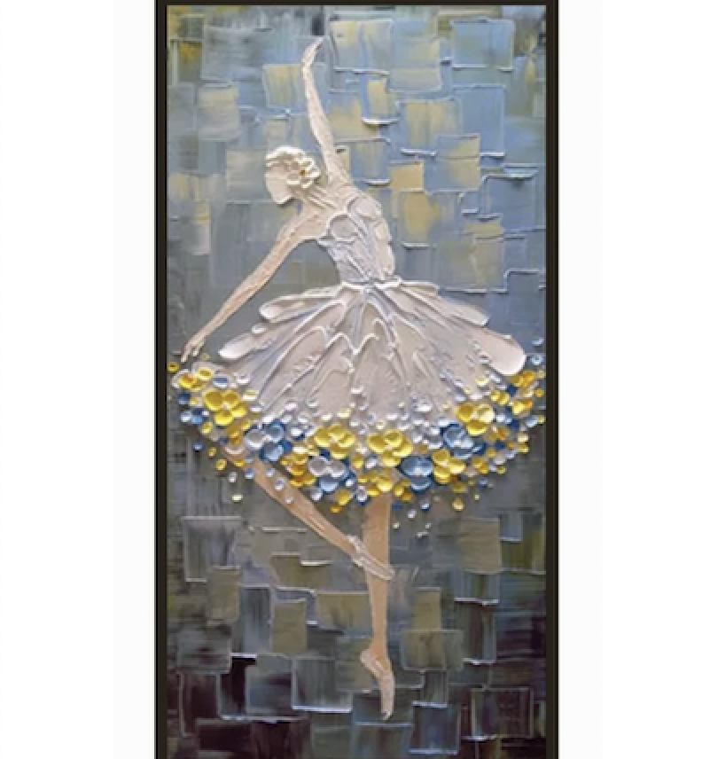 Grace in Motion: Ballet Dancer Canvas Art