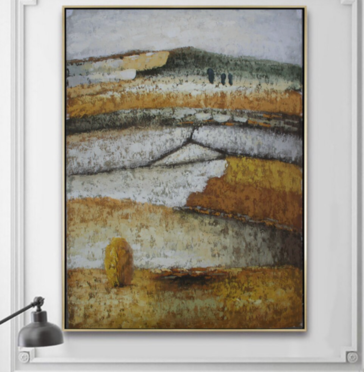 Rustic Horizons - Abstract Art