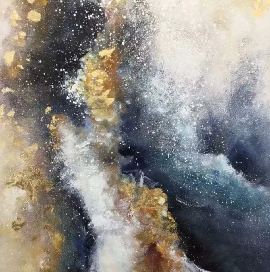 Galaxy Dream: Cosmic Abstract Art