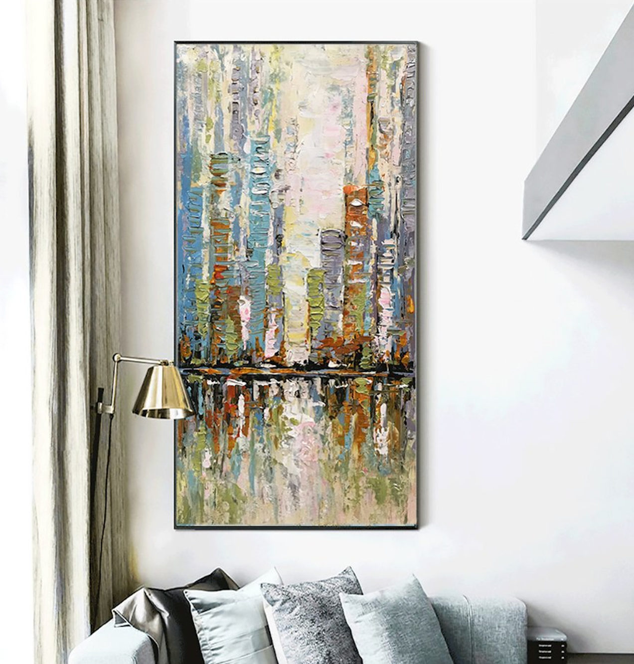 Reflective Forest Symphony Canvas