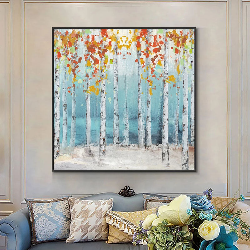 Autumn Birch - Tranquil Forest