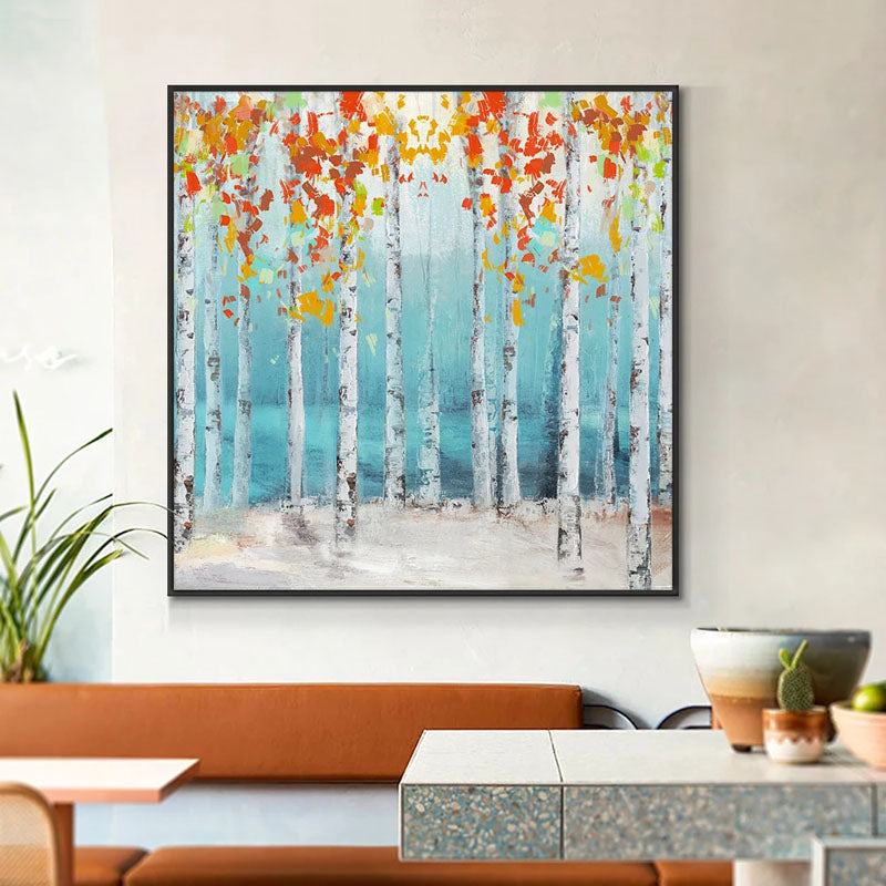 Autumn Birch - Tranquil Forest