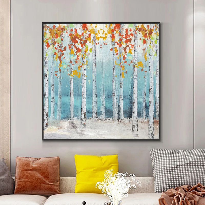 Autumn Birch - Tranquil Forest