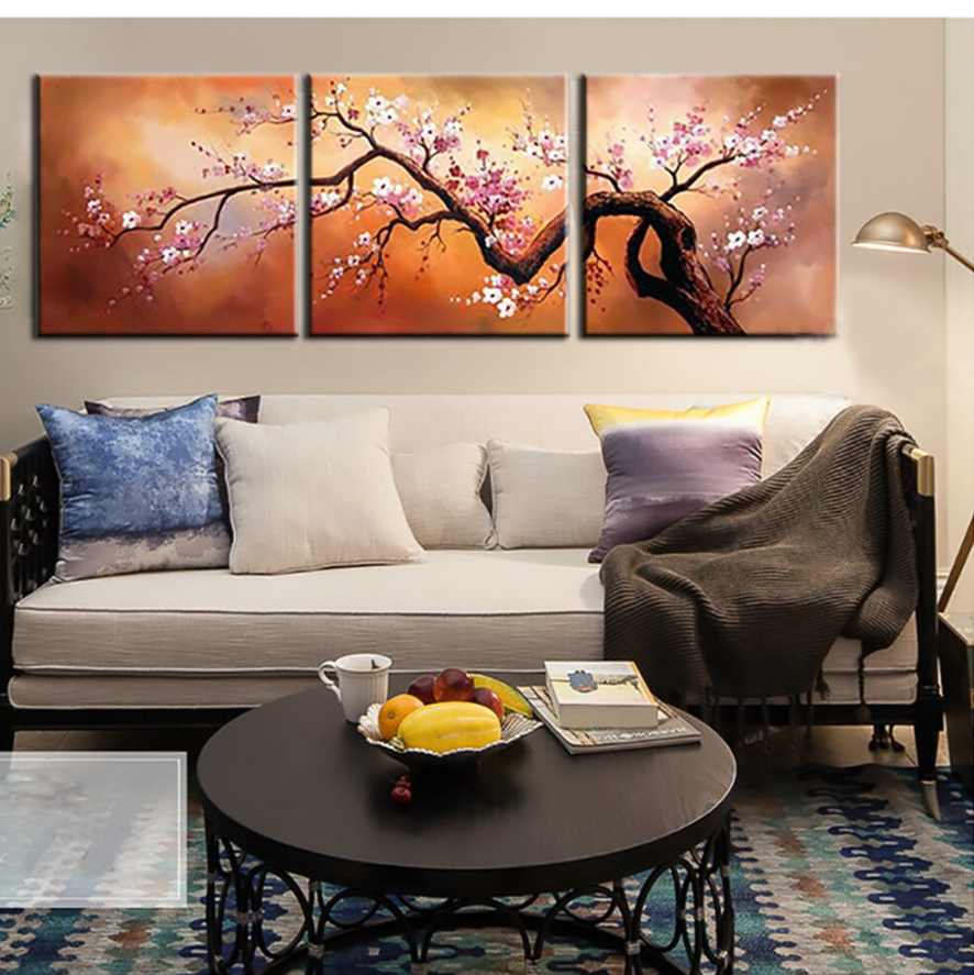 Blossom Glow - Cherry Blossom Triptych