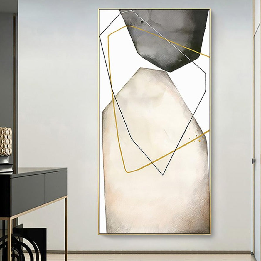 Geometric Elegance - Abstract Art