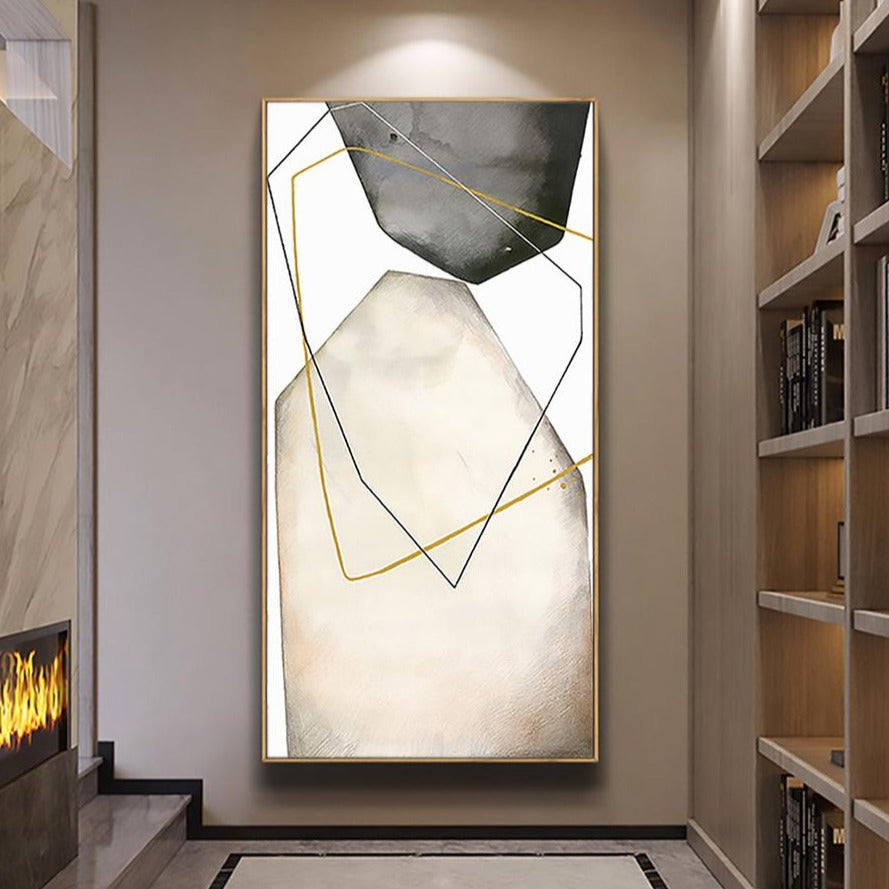 Geometric Elegance - Abstract Art