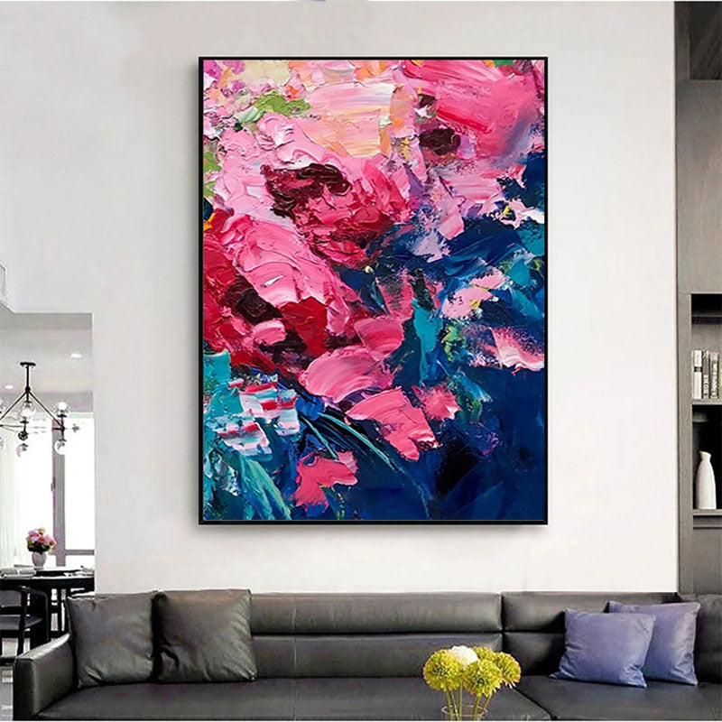 Vibrant Bloom - Abstract Floral Energy