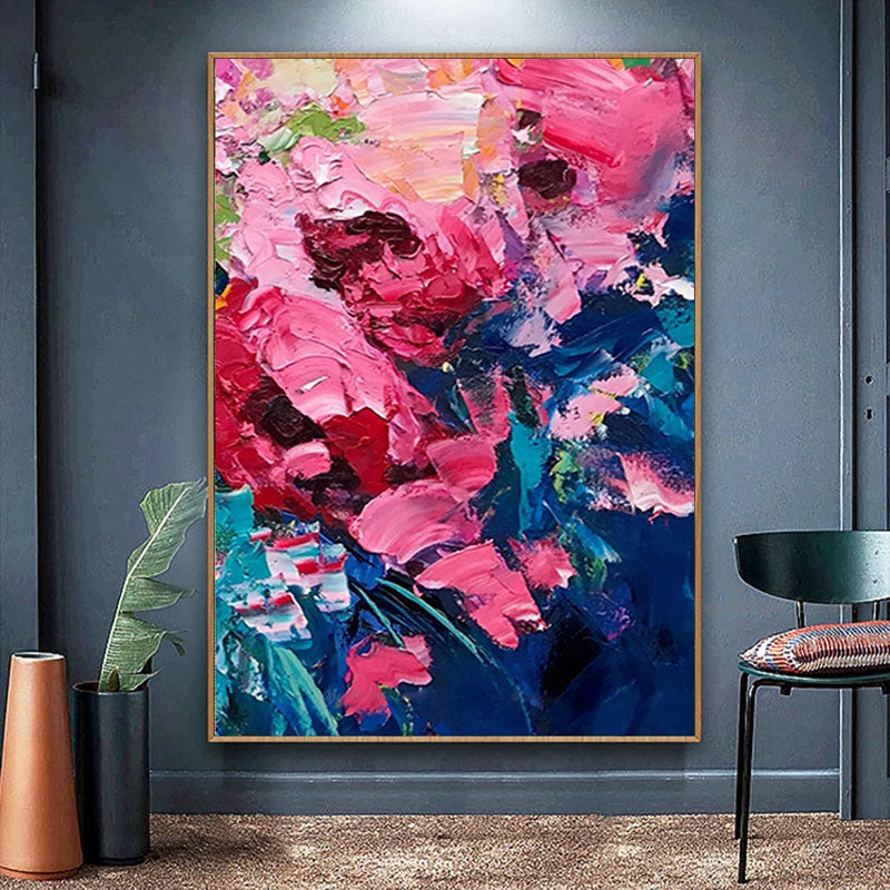 Vibrant Bloom - Abstract Floral Energy