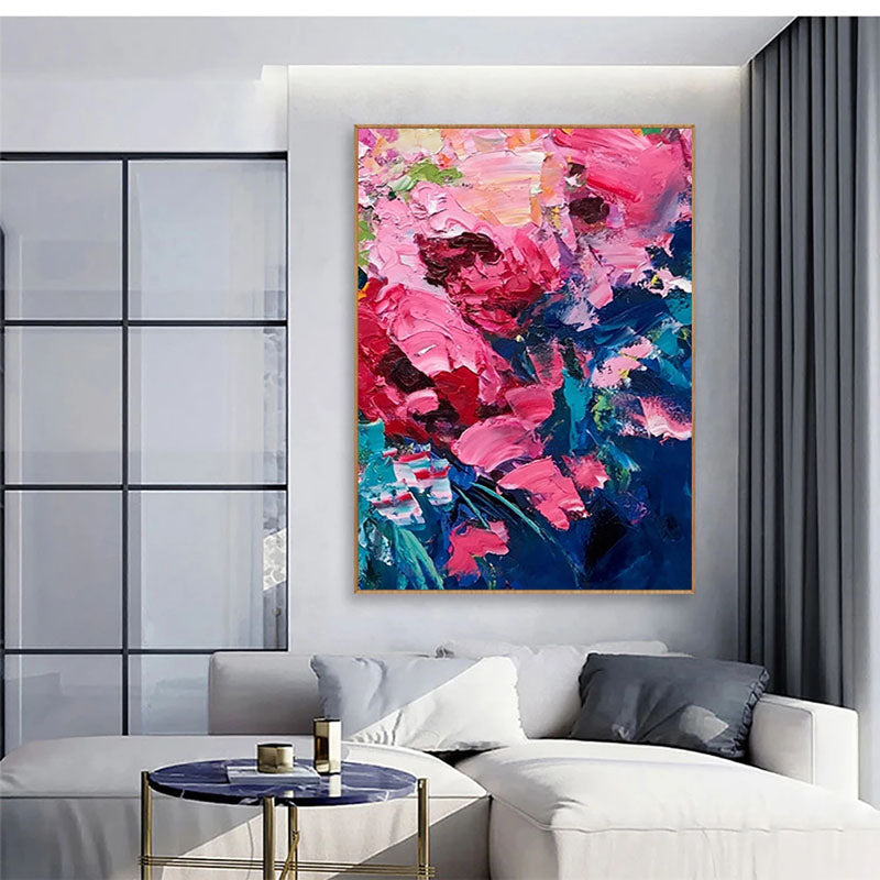 Vibrant Bloom - Abstract Floral Energy