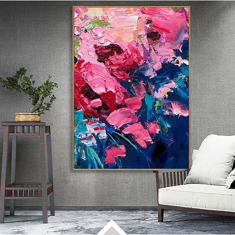 Vibrant Bloom - Abstract Floral Energy