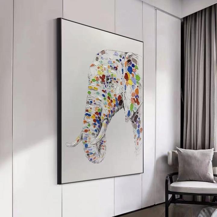 Colorful Majesty - Elephant Art