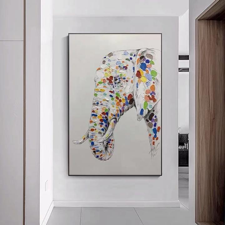 Colorful Majesty - Elephant Art