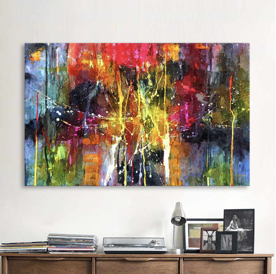 Electric Symphony - Abstract Art