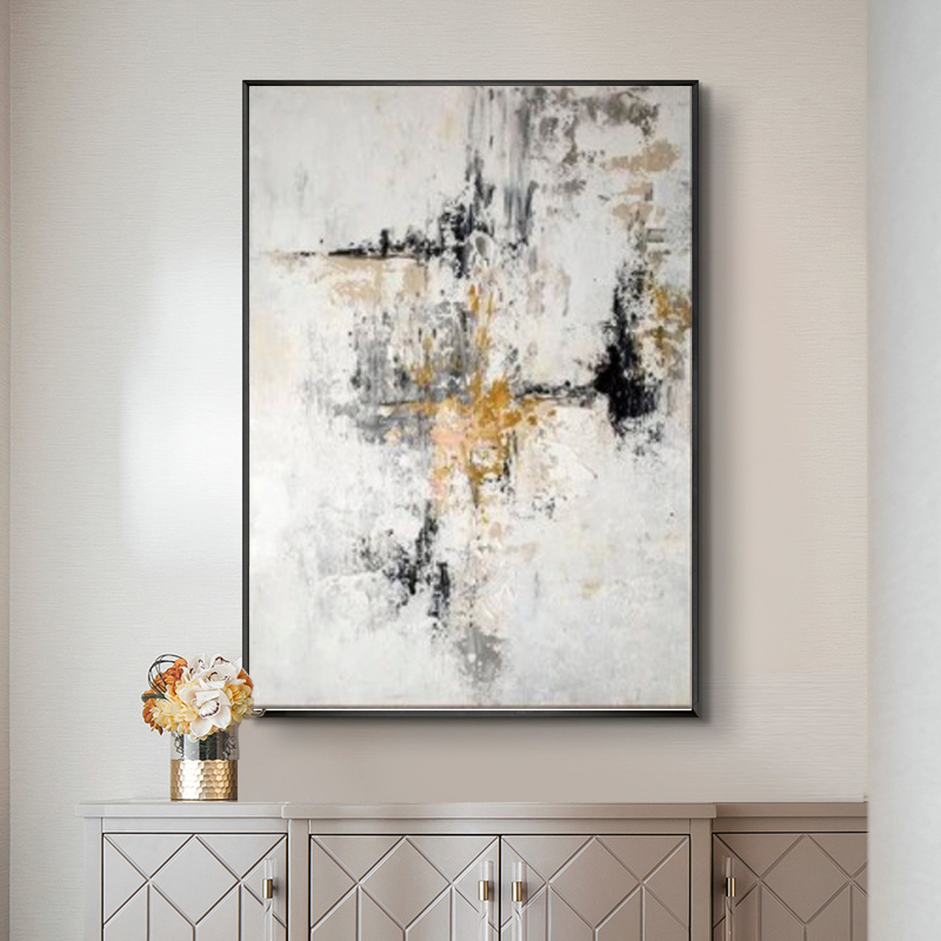 Modern Elegance - Abstract Gold