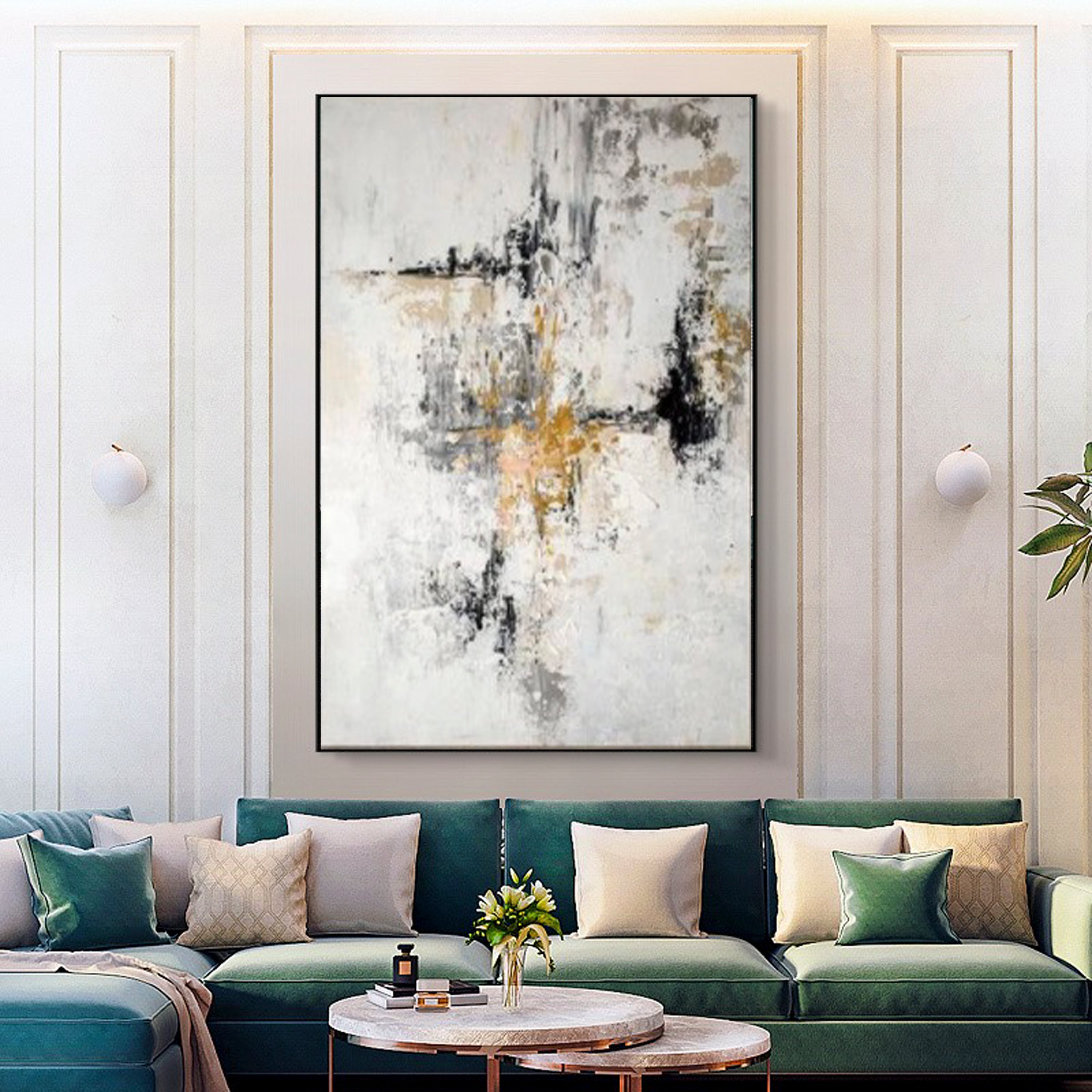 Modern Elegance - Abstract Gold