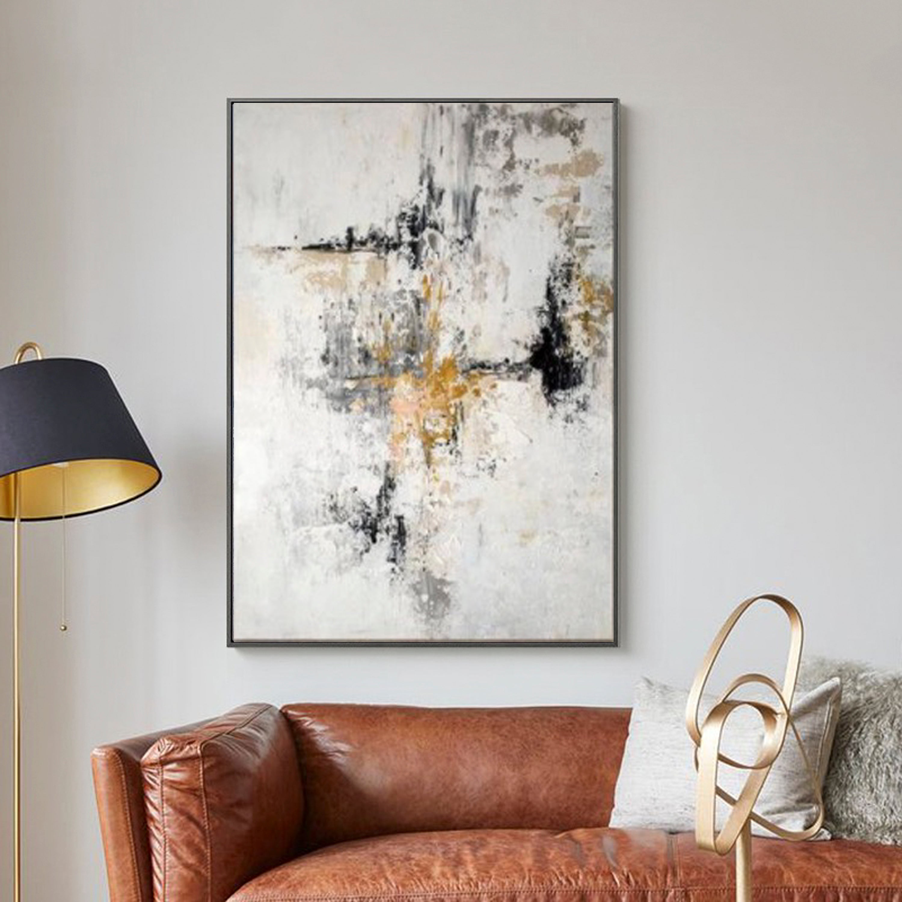 Modern Elegance - Abstract Gold