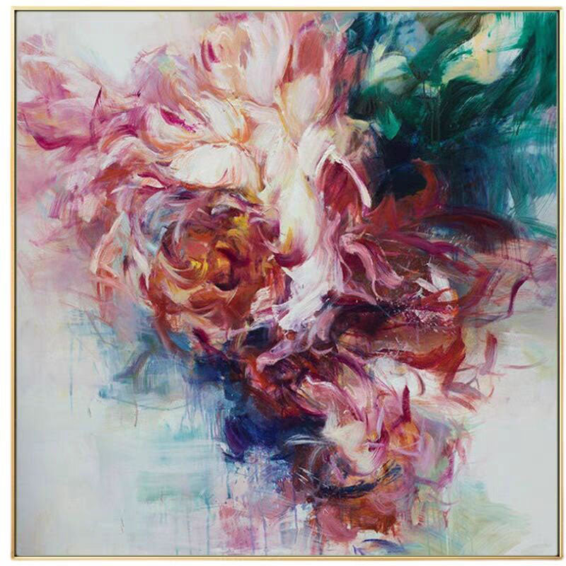 Passion Bloom: Abstract Elegance