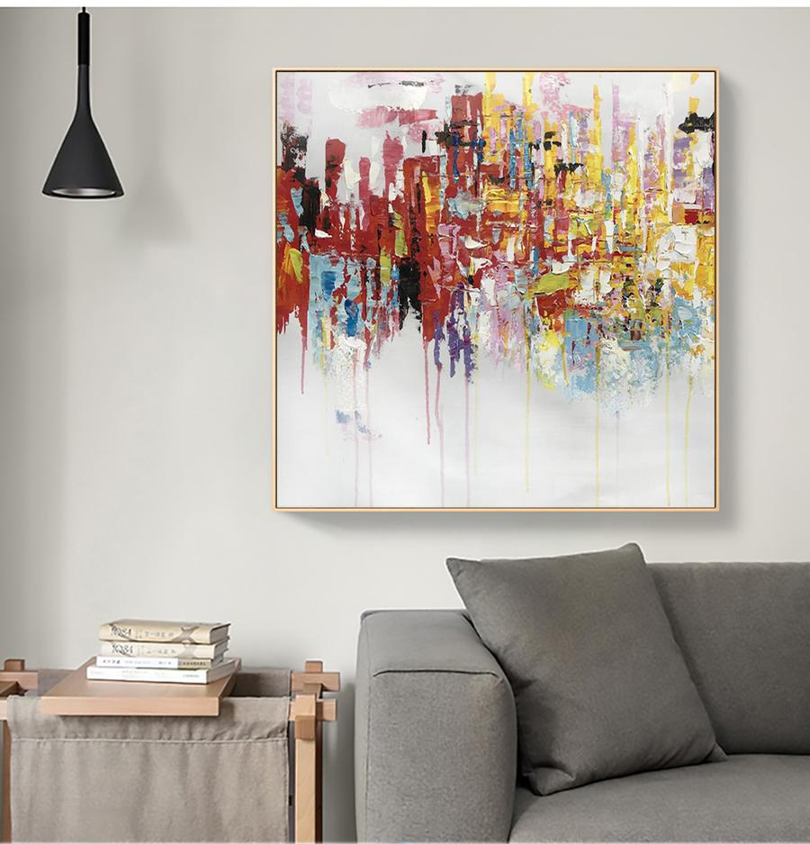 Vibrant Cityscape - Abstract Art